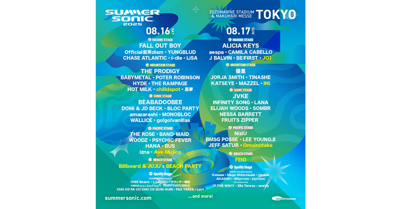 SUMMER SONIC 2025 | ライブ•イベント | BanG Dream!（バンドリ