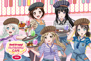 「バンドリ！ ガールズバンドパーティ！カフェ 2018」　秋葉原での追加開催が決定！