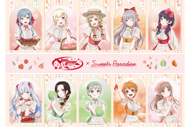 BanG Dream! × SWEETS PARADISE　コラボ決定！
