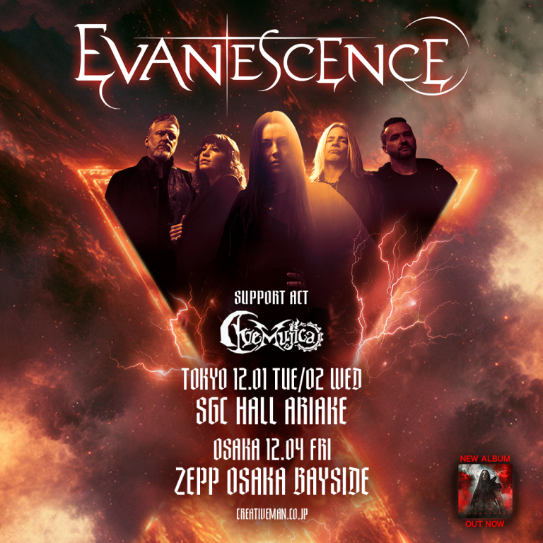 「EVANESCENCE 2026 JAPAN」のサポート・アクトとして、バンドリ!からAve Mujicaの出演が決定
